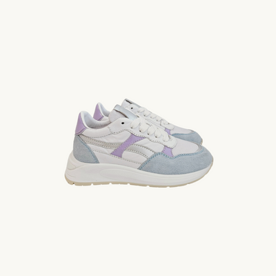 HIP STYLE - Low Sneaker With Light Blue /Lilac/Silver - Le CirQue Kidsconceptstore 