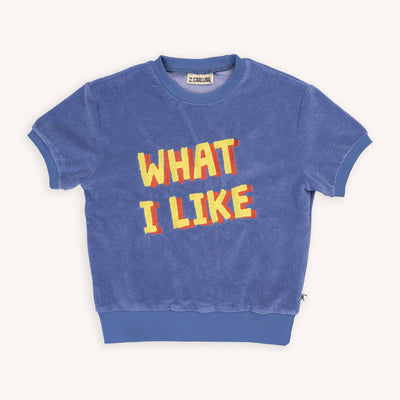 CARLIJNQ - "What I Like" Blue Shirt - Le CirQue Kidsconceptstore 