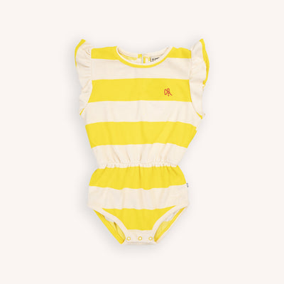 CARLIJNQ - Yellow Stripe Playsuit - Le CirQue Kidsconceptstore 