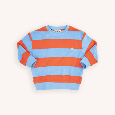CARLIJNQ - Red/Blue Stripe Sweater - Le CirQue Kidsconceptstore 