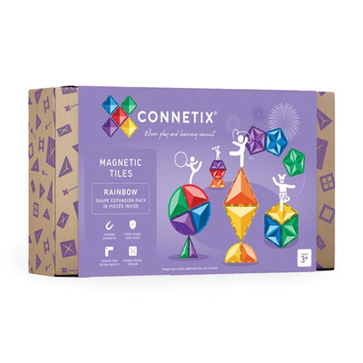 CONNETIX - Magnetisch Speelgoed - Rainbow Shape Expension Pack (48-delig) 3+ - Le CirQue Kidsconceptstore 