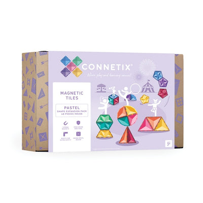 CONNETIX - Magnetisch Speelgoed - Pastel Shape Expension Pack (48-delig) 3+ - Le CirQue Kidsconceptstore 