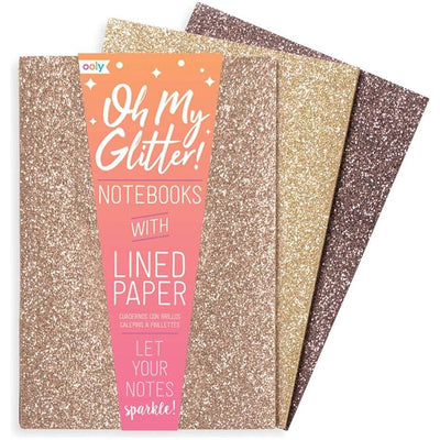 OOLY - Ooh My Glitter Notebooks "Gold & Bronze" - Le CirQue Kidsconceptstore 