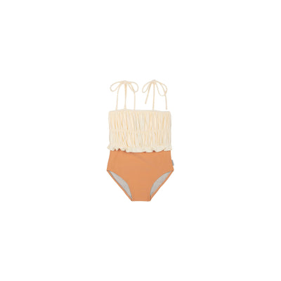 MIPOUNET - Julieta Block Color Swimsuit Ecru/Peach - Le CirQue Kidsconceptstore 