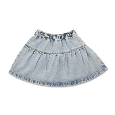 PETIT BLUSH - Jeans Ruffle Skirt - Le CirQue Kidsconceptstore 