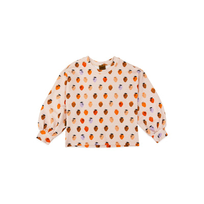 HEBE - Light Pink Strawberry Sweater - Le CirQue Kidsconceptstore 
