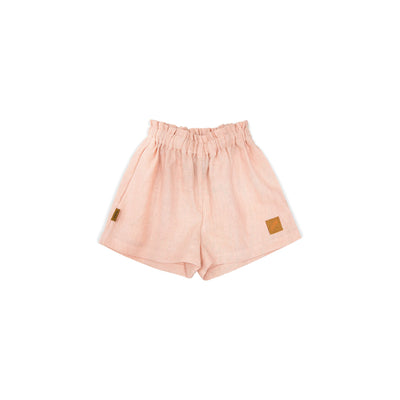 HEBE - Light Pink Linen Short - Le CirQue Kidsconceptstore 