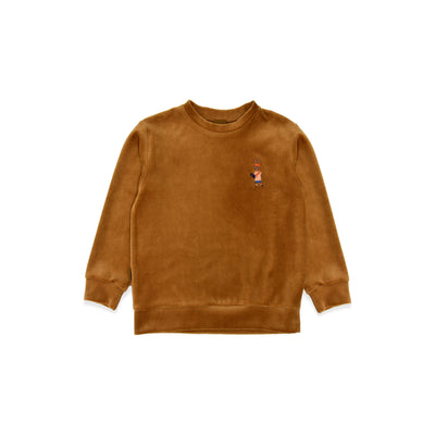 HEBE - Cinnamon Velours Sweater - Le CirQue Kidsconceptstore 