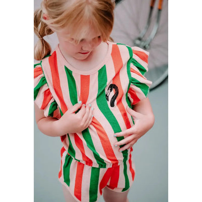 SPROET&SPROUT - Jumpsuit Stripe Print Blossom Pink - Le CirQue Kidsconceptstore 