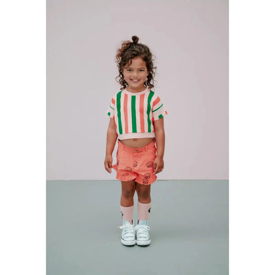 SPROET&SPROUT - Ruffle Short Shell Print Pink Coral - Le CirQue Kidsconceptstore 