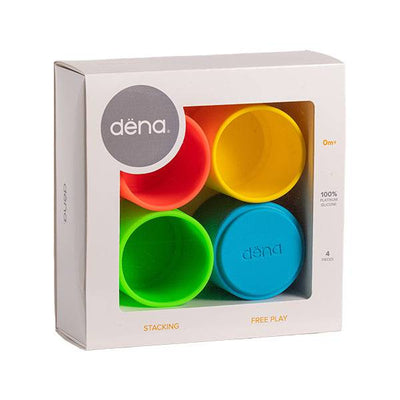 DENA - Multifunctional Stacking Cups Neon 0+ - Le CirQue Kidsconceptstore 