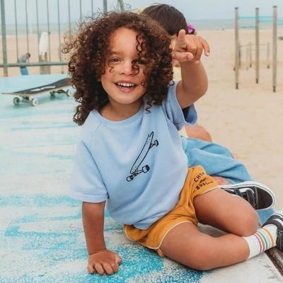 SPROET&SPROUT - Sweatshirt Losse Raglan Skatebord Blue Mood - Le CirQue Kidsconceptstore 