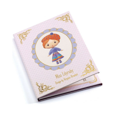 DJECO - Tinyly Herbruikbare stickerboekje " Miss Lilyruby" 4+ - Le CirQue Kidsconceptstore 