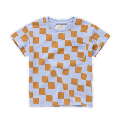 SPROET&SPROUT - T-Shirt Pocket Block Print Honey Brown - Le CirQue Kidsconceptstore 