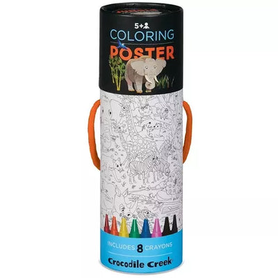 CROCODILE CREEK - Kleurposter + potloden Jungle 5+ - Le CirQue Kidsconceptstore 