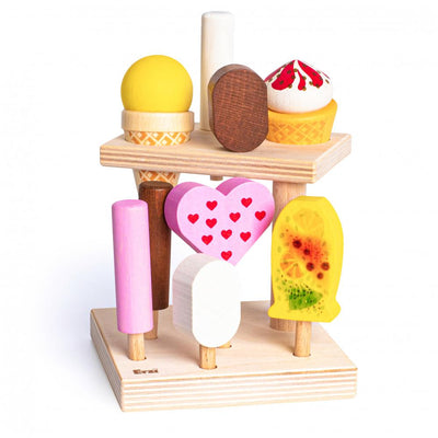 ERZI - Grocery Toys - IceCream Stand incl Display - Le CirQue Kidsconceptstore 