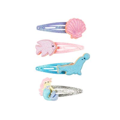 SOUZA - Set Clic Clac Mermaid "Anette" (4 stuks) - Le CirQue Kidsconceptstore 