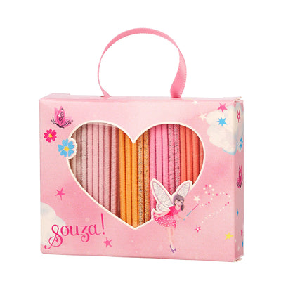 SOUZA - Set Peach Haarelastieken "Cloe" (25stuks) - Le CirQue Kidsconceptstore 