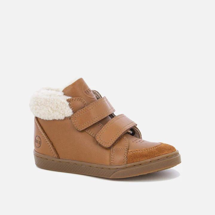 10IS - High Chip Munk Camel with Fur Sneaker - Le CirQue Kidsconceptstore 