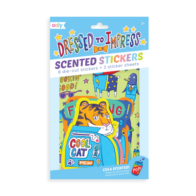 OOLY - Scented Scratch Stickers "Dressed To Impress" - Le CirQue Kidsconceptstore 