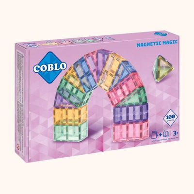 COBLO - Magnetische stenen Pastel (100 stuks) 3+ - Le CirQue Kidsconceptstore 