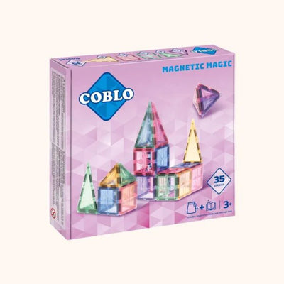 COBLO - Magnetische stenen Pastel (35 stuks) 3+ - Le CirQue Kidsconceptstore 