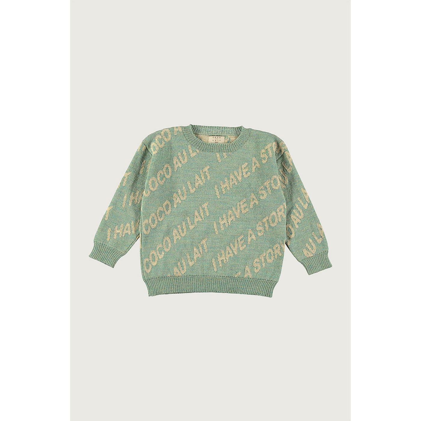 COCO AU LAIT - Granite Green Knitted Jumper - Le CirQue Kidsconceptstore 