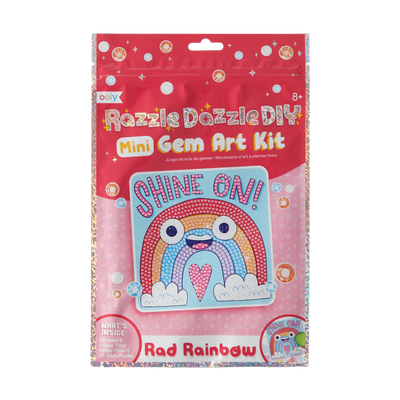 OOLY - Razzle Dazzle Mini Gem Art Kit "Rainbow" - Le CirQue Kidsconceptstore 