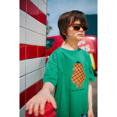 DAILY BRAT - Peanut Man T-shirt Summer Green - Le CirQue Kidsconceptstore 