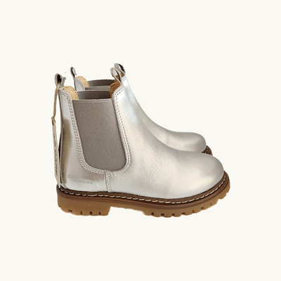 ANGULUS - Enkellaarsjes - Chelsea Boot Silver/Silver Grey - Le CirQue Kidsconceptstore 