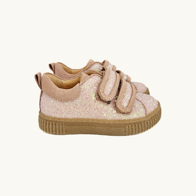 ANGULUS - Sneaker Pink Glitter Velcro - Le CirQue Kidsconceptstore 