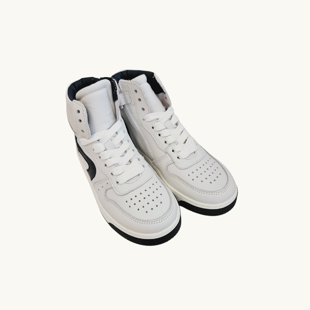 HIP SHOE STYLE - High Sneakers With White/Navy - Le CirQue Kidsconceptstore 