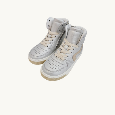 PINOCCHIO - High Sneaker With Silver/Beige - Le CirQue Kidsconceptstore 