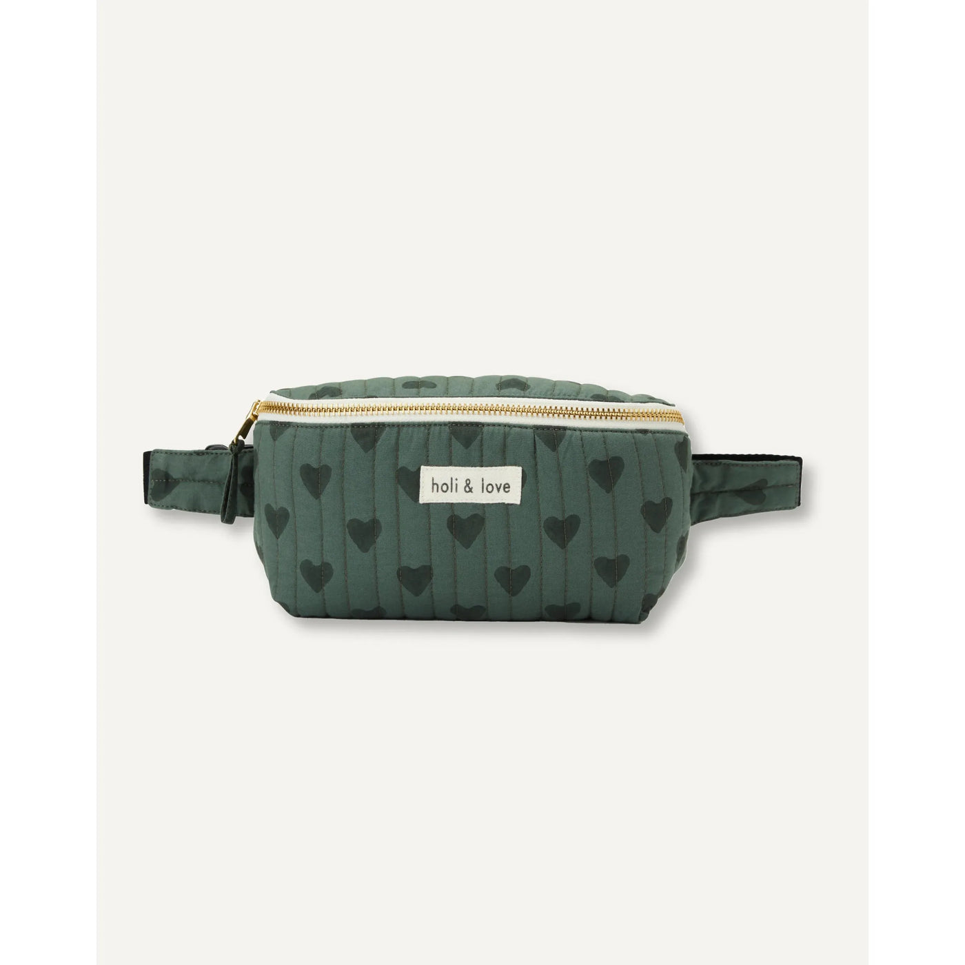 Holi&Love - Buideltasje Green Hearts - Le CirQue Kidsconceptstore 