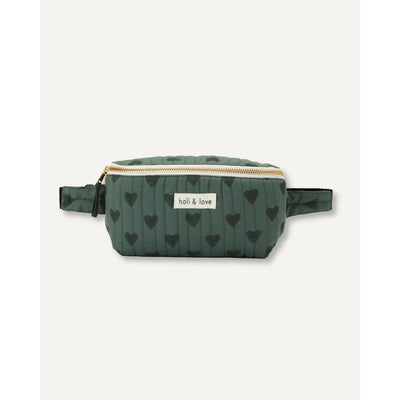 Holi&Love - Buideltasje Green Hearts - Le CirQue Kidsconceptstore 