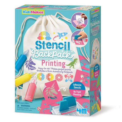 4M - Kidzmaker Stencil Backpack Printing 5+ - Le CirQue Kidsconceptstore 