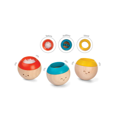PLANTOYS - Baby Geluid Rammelaars Primair 6m+ - Le CirQue Kidsconceptstore 