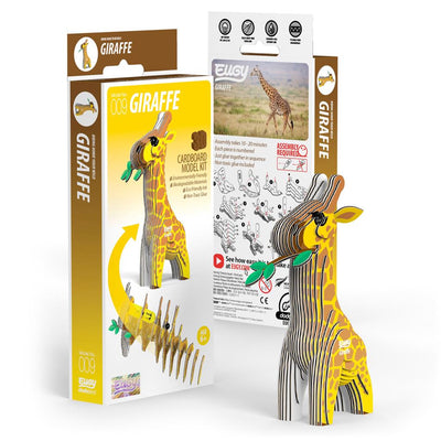 EUGY - 3D Paper Puzzel DIY Giraf (1 stuk) 6+ - Le CirQue Kidsconceptstore 