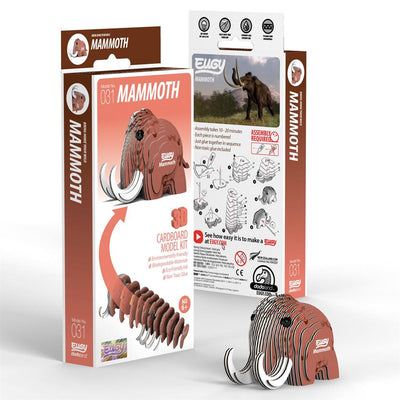 EUGY - 3D Paper Puzzel DIY Mammoet (1 stuk) 6+ - Le CirQue Kidsconceptstore 