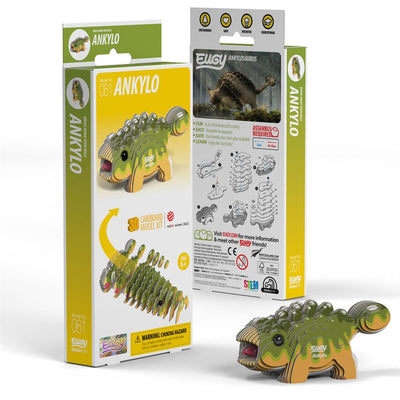 EUGY - 3D Paper Puzzel DIY Ankylo (1 stuk) 6+ - Le CirQue Kidsconceptstore 