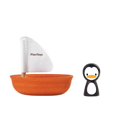 PLANTOYS - Badspeelgoed "Zeilboot Pingiun" 12m+ - Le CirQue Kidsconceptstore 