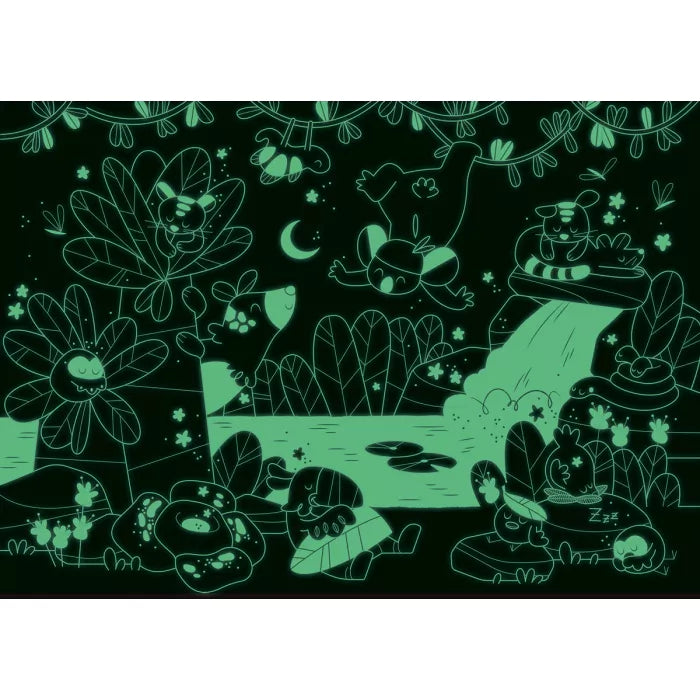 MOULIN ROTY - Lichtgevende Puzzel "Dans la Jungle" (24 stuks) 3+ - Le CirQue Kidsconceptstore 