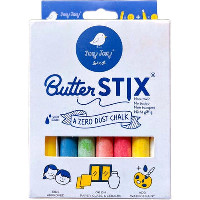 JAQ JAQ BIRD - Krijtjes Butterstix + houder - Le CirQue Kidsconceptstore 