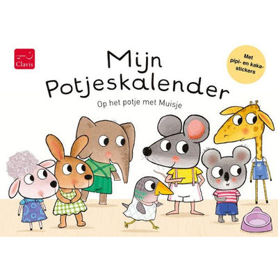 CLAVIS - Mijn Potjeskalender met stickers - Le CirQue Kidsconceptstore 