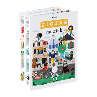 LANNOO - Prentenboek - Zigzag Muziek (Makii) 2+ - Le CirQue Kidsconceptstore 