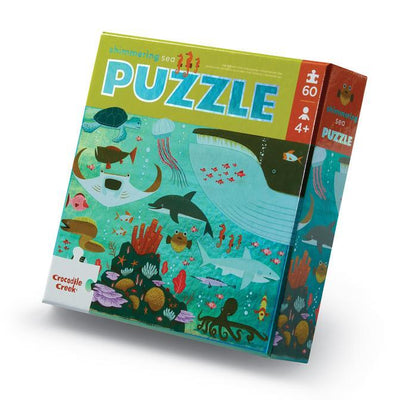 CROCODILE CREEK - Sea Shimmering/Foil Puzzel (40 stuks) 4+ - Le CirQue Kidsconceptstore 