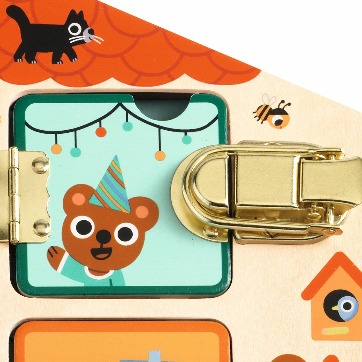 DJECO - Motorisch Educatief Solo Spel "Cabanalock" 3+ - Le CirQue Kidsconceptstore 