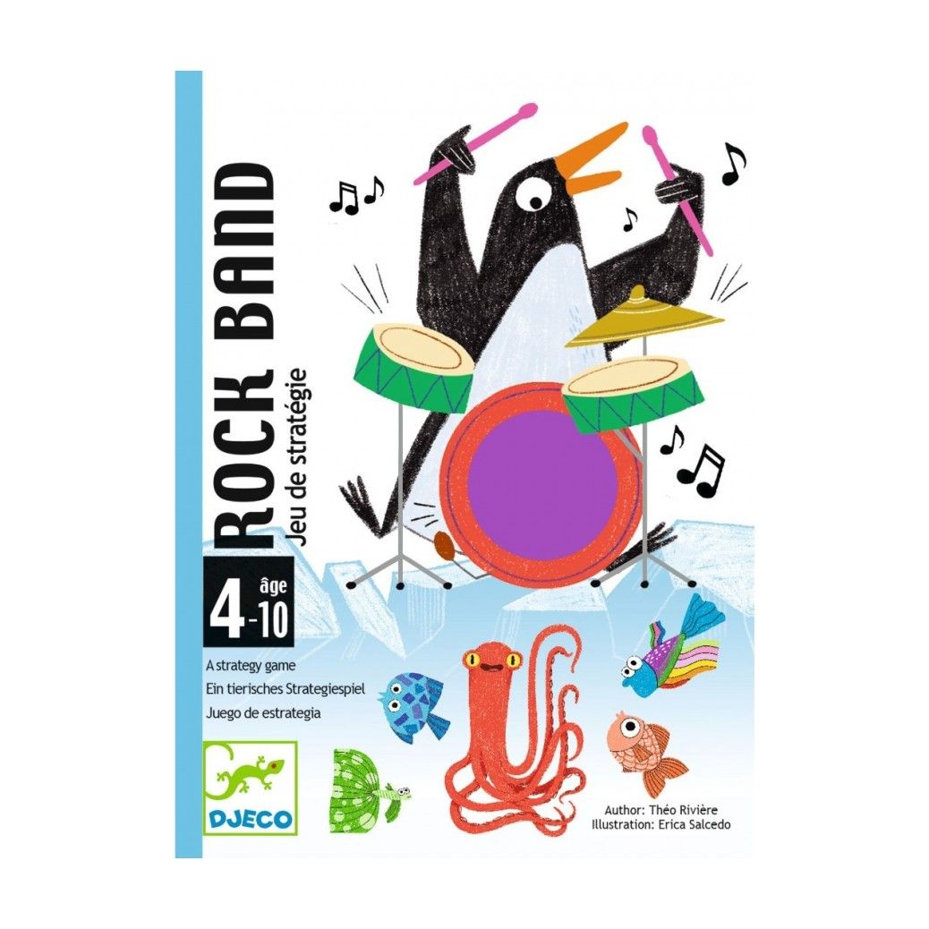 DJECO - Kaarten Gezelschapsspel "Rock Band" 4+ - Le CirQue Kidsconceptstore 
