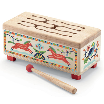 DJECO - Muziekinstrument "Animambo Wooden Drum" 2+ - Le CirQue Kidsconceptstore 