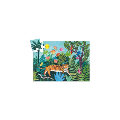 DJECO - Silhouette Puzzel "The Tiger's Walk" (24stuks) 3+ - Le CirQue Kidsconceptstore 